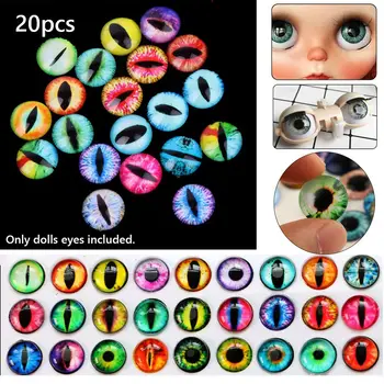 20pcs Нови Аксесоари Играчка-животно Динозавър Стъклени Кукли Очите Time Gem САМ Crafts Eyeballs