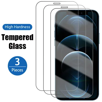 3ШТ Закалено стъкло за iphone 14 12 13 11 pro max XR XS Защитно фолио за екран за iPhone 11 12 13 mini SE 14 7 8 6 6s plus glass
