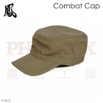 Phoenix Industrial, саржевая плат от чист памук, тренировочная солдатская шапка с плосък покрив, е на разположение в два цвята
