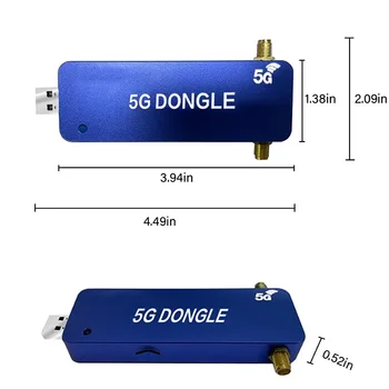 USB-ключ 5G със слот за сим-карта, високоскоростен 5G LTE, разглобяема външна 5g антена за промишлени LTE и лична употреба.