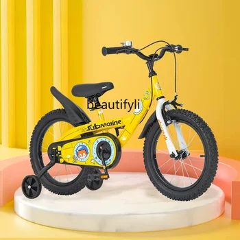 yj Малък мотор За момчета и момичета 2-3-6 години, 18-инчов велосипед