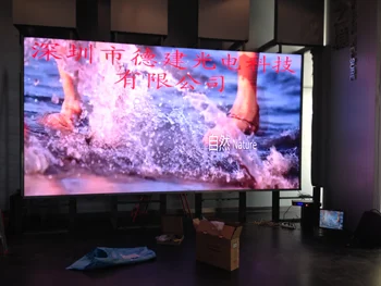 Голяма реклама led екран с висока разделителна способност, вътрешен led дисплей P1.538, led екран търговски център, led екран за видеостены
