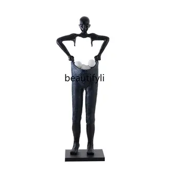 Европейски и Американски Хуманоиден Художествен под лампа Модел на Стаите в Дизайна на изложбената Зала Скулптурни Орнаменти на Човешкото Тяло Декоративна Лампа