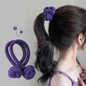 Еластични ленти за коса, обвързани във висока опашка, ластикът за коса, еластична въже за главата За жените, Корейски дъвка за коса, въже за коса, аксесоари за коса