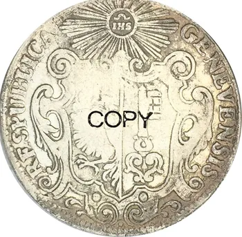 Женева 1 Талер 1722, Монети-копие от сребро с мед покритие