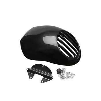 За Harley 883 XL1200 Модифицирана Радиаторна на светлина, защитен обтекател, лампи, аксесоари за мотоциклети, Лъскаво черен цвят