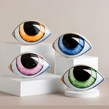 Керамични изделия за очите, интериор, висококачествени бижута за лице на човешкото тяло, креативни бижута за очите в офиса, библиотеката, подаръци за рожден ден