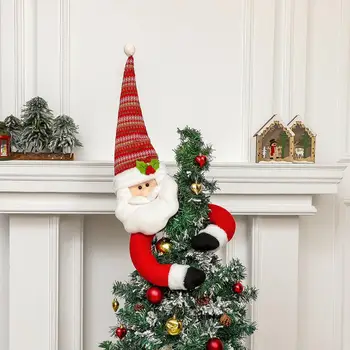 Коледно дърво, Cartoony Длиннорукий Дядо Коледа, Снежен човек, многократна употреба празнична украса, Коледна елха, Празнични аксесоари