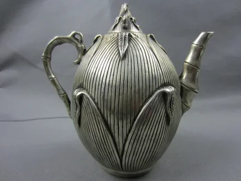 Коллекционный украсени старинни ръчно изработени тибетската сребърна нишка е Голям производител на царевица