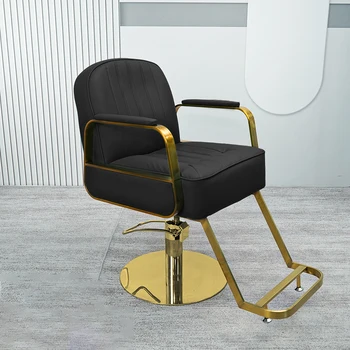 Коса стол за интериора с шампоан, Въртящо се Салонное стол за фризьорски салон, Обзавеждане за салон за красота Professional Salon De Coiffure Mobilier
