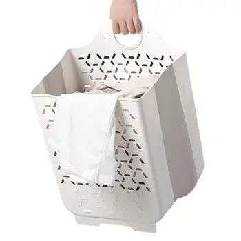 Кошница за дрехи Сгъваеми стенни кошници за спални Сгъваема кошница за дрехи Компактни стенни пустотелые кошници за бельо