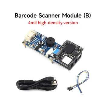 Модул баркод скенер Waveshare (B) да Поддържа модул за идентификация на сканиране на баркодове и QR код с висока плътност с резолюция от 4 МИЛ. 640X480.