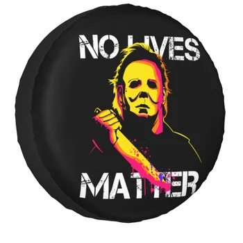 Обичай калъф за резервна гума Майкъл Майърс No Lives Matter за Джип Hummer от филм на ужасите за Хелоуин
