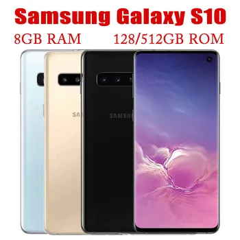 Оригинален Отключени Samsung Galaxy S10 G973F 128 / 512GB ROM Мобилна Версия Globla 6.1 