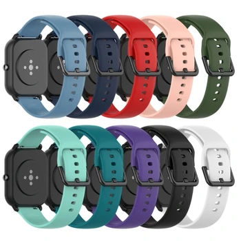 Подмяна на силикон каишка за AmazfitGTS4 Mini Waterproof Bracelet Watch, Быстроразъемный лента за колан, ленти за китки