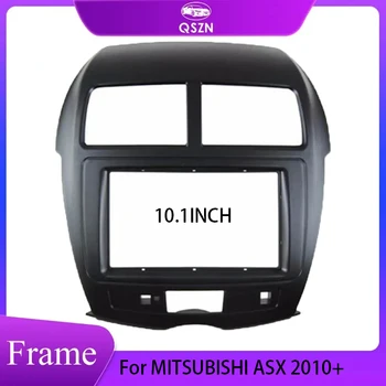 Рамка за автомобилния радио за Mitsubishi ASX 2010 + 10-инчов стереопанель, табло за Android, 2 Din рамка, Комплект панели
