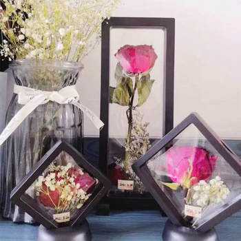Рамка за цветя, Проба сухи цветя, рамка за снимка за съхранение, рамка за снимка, поставка за дисплея, Домашен декор