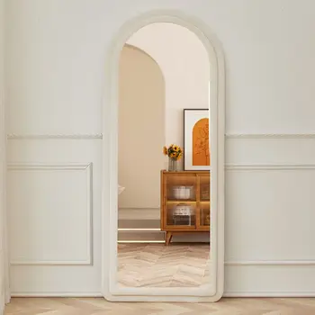 Стоящ декоративни огледала Тоалетна за момичета в скандинавски стил Огледало за дневна Спалня Спалня Espejos Cuerpo Entero Украса на стаята