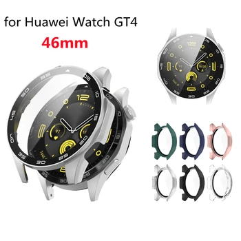 Стъкло + калъф Huawei Watch GT 4 46 мм и защитно покритие с цифров скалата, Защитно фолио за екрана за Huawei Watch GT4 46 мм, аксесоари