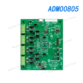 Такса за оценка на ADM00805, монитор с 4-канальным източник на захранване PAC1934 постоянен ток, USB, I2C