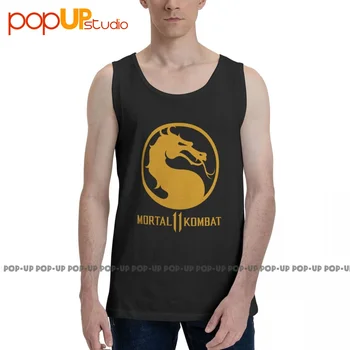 Тениски с логото на Mortal Kombat Xi Dragon, жилетка, най-добрият тенденция, универсална риза без ръкави