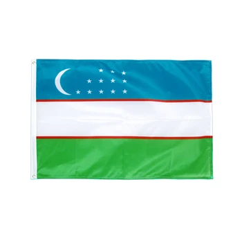 Флаг Nlbflag 90x150 см UZB Република Узбекистан
