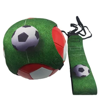 Чанта за футболно жонглиране, детски помощен колан за кружения, детски аксесоар за самостоятелна тренировка във футбола, определени асистенти за тренировка на удари по футбол 3D