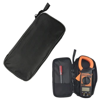 Чантата за опаковане на хардуер, набор от многофункционални инструменти, Водоустойчива чанта за цифров мултицет, черна холщовая чанта, здрав удароустойчив калъф за инструменти