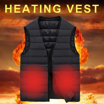 Яке с топъл Дамски яке-топъл от графенового въглеродни влакна, унисекс, електрически жилетка с дълъг топъл, зареждане чрез USB с подгряване