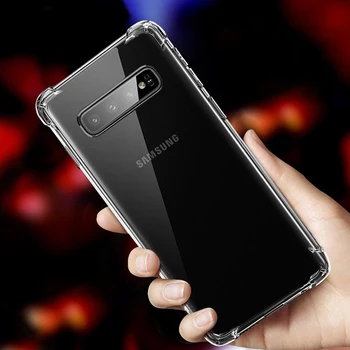 калъф-броня за Samsung galaxy note 8 9 10 pro lite 10 plus, луксозни аксесоари за мобилни телефони на корпуса, силиконови калъфи
