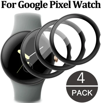 3D Извити Защитно фолио за екрана Google Pixel Watch От Меки Влакна, с Пълно Покриване на смарт часа Pixel Google, Не Стъкло