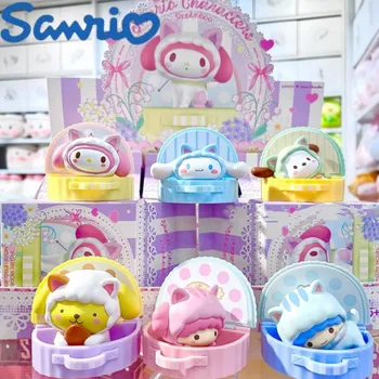 Sanrio Blind Box Кукла От Серията Peekaboo Украса Kuromi Cinnamoroll My Melody Pompompurin Коледен Подарък За Рождения Си Ден Играчка