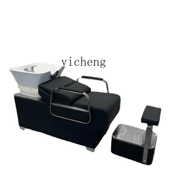 ГГ Стол-шампоан за фризьорски салон с дълбока керамична мивка висок клас Simple