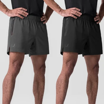 Мъжки къси панталони New Summer Jogger Sports за фитнес, Дишащи бързо съхнещи Разтеглив баскетболни спортни панталони, всекидневни плажни панталони на открито