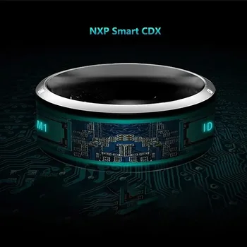 Ново смарт пръстен NFC, мултифункционален електронен пръстен Bluetooth, Слънчев пръстен, IC, перезаписываемая аналогова карта за достъп, ключ-етикет Ip68 водоустойчив