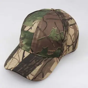 Спортна шапка на открито, камуфлаж от листата на джунглата, антитерористичен снайперист, мъжки и женски камуфлаж, Бейзбол