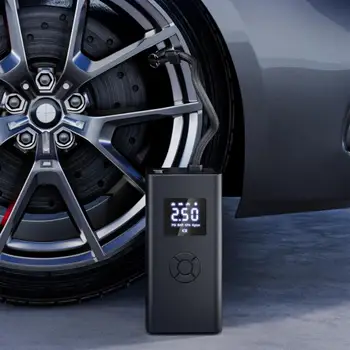 Универсален въздушна помпа-компресор, Преносим помпа за автомобилни гуми с дигитален дисплей, компресор за кола, авто накачиватель гуми за колата