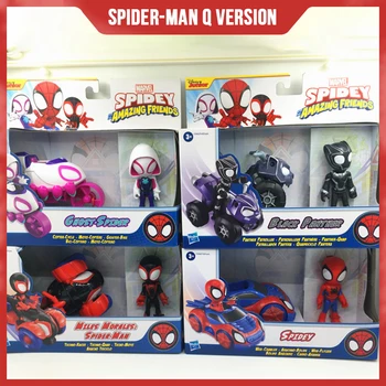 Фигурка Marvels Spider-Man Q Версия на Venom, събиране на подвижни кукли, Модел За деца, Коледни Подаръци, Играчки
